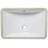 Novatto 18.25 " Porcelain Rectangular Bathroom Sink and Overflow Hole