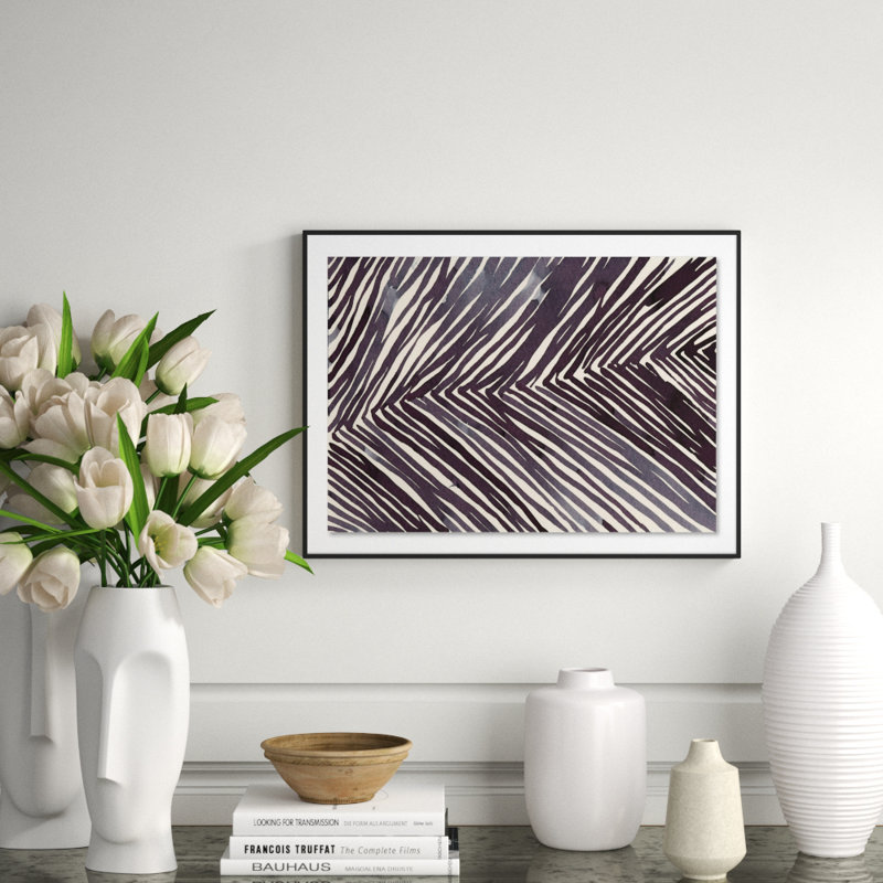 Night Field 4 Framed Print, 18" H x 24" W x 1.5" D, Black