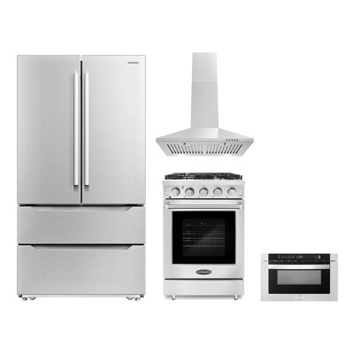 Ensemble de réfrigérateur de cuisine 4 pièces