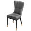 Chaise rembourrée moderne avec structure en métal-456032067