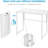 Desk No-Assembly,31.5 In Small Desk For Small Spaces Computer Desk For Home Office,Space Saving Foldable Table Study Writing Desk-1497109127