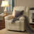 Corduroy Recliner Chair, Manual Recliner Sofa with Pillow Top Arms & Side Pocket, 400LB Capacity-560693904