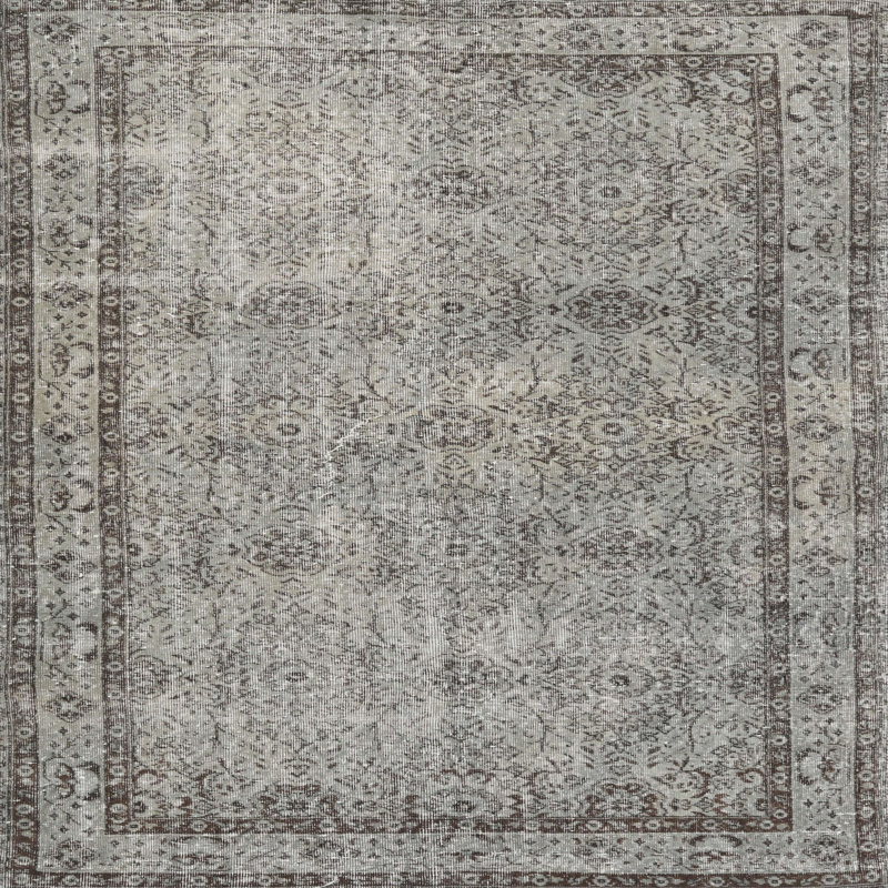 Rowsey Performance Wool Oriental Indoor Rug, Square 4'