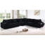 Canapé modulaire noir Snuggle Station-1765401008