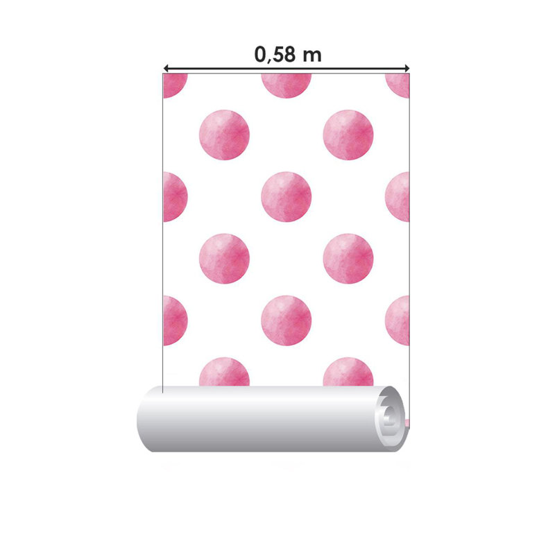 Rouleau de papier peint adhésif Taelyn, L 126 po x l 24 po
