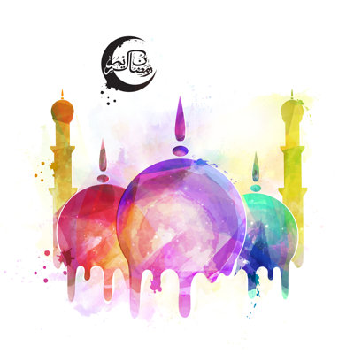 «Ramadan Kareem» par Aqabiz, impression sur toile tendue