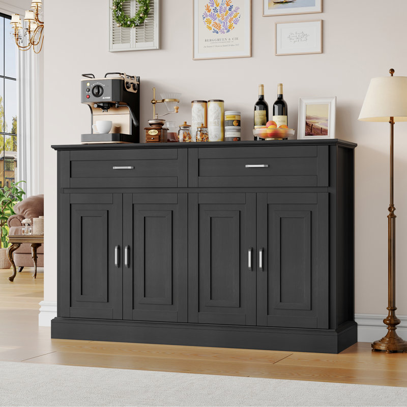 Buffet 55,1 po Gaume, Noir, noir, noir, noir
