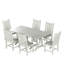Ensemble de salle à manger rectangulaire pour 6 personnes 71 po Laguna-83880259