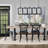 Tacony Solid Wood Cross back Side chair-115627287