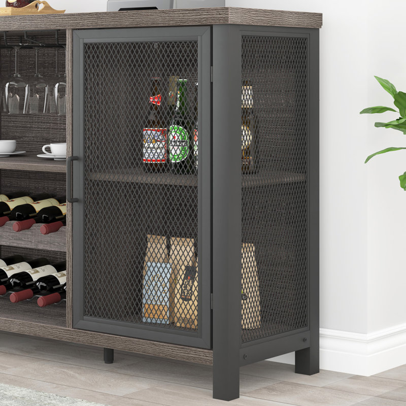 Winston Porter Keye 55.11'' Bar Cabinet & Reviews | Wayfair