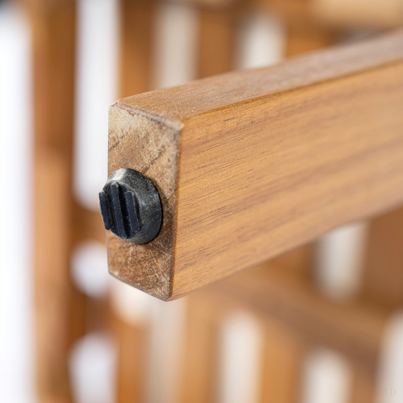 Ensemble de chaises d'extérieur en bois d'acacia, Teck