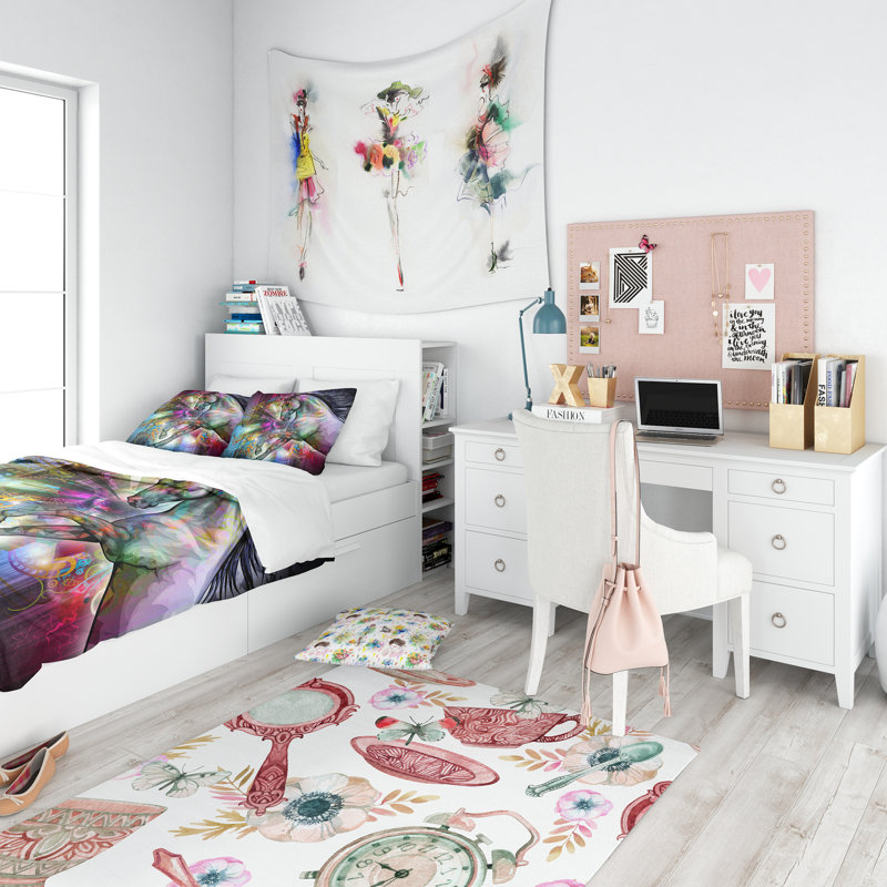 Ensemble de housse de couette moderne et contemporaine, Housse simple + 1 taie