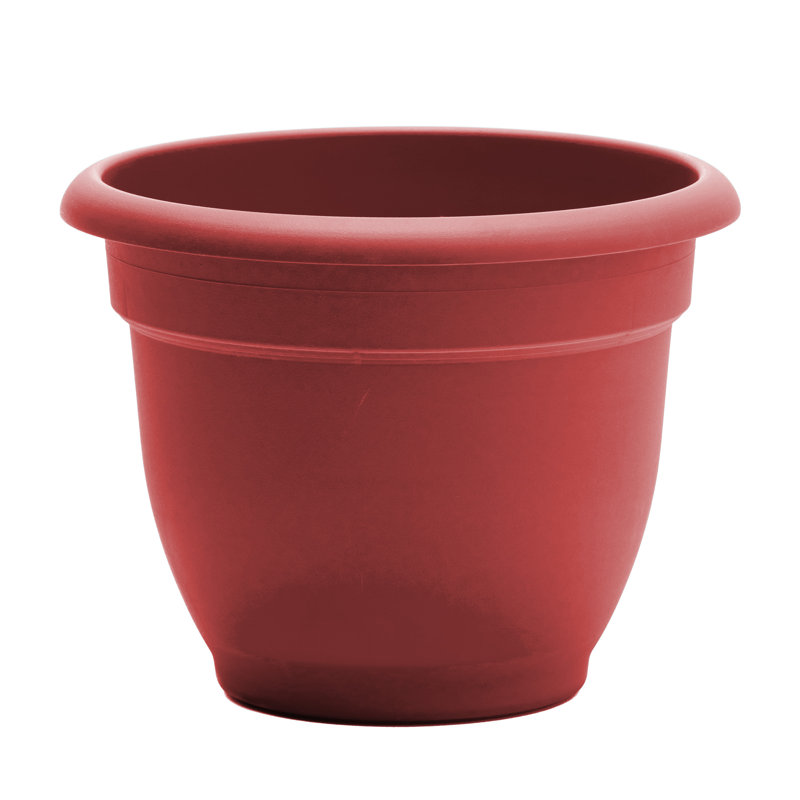 Pot à fleurs intérieur / extérieur en plastique Ariana, H 12 po x l 13 po x P 14 po