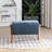 Kyajah Solid Wood Chenille Upholstered Ottoman-1793331648