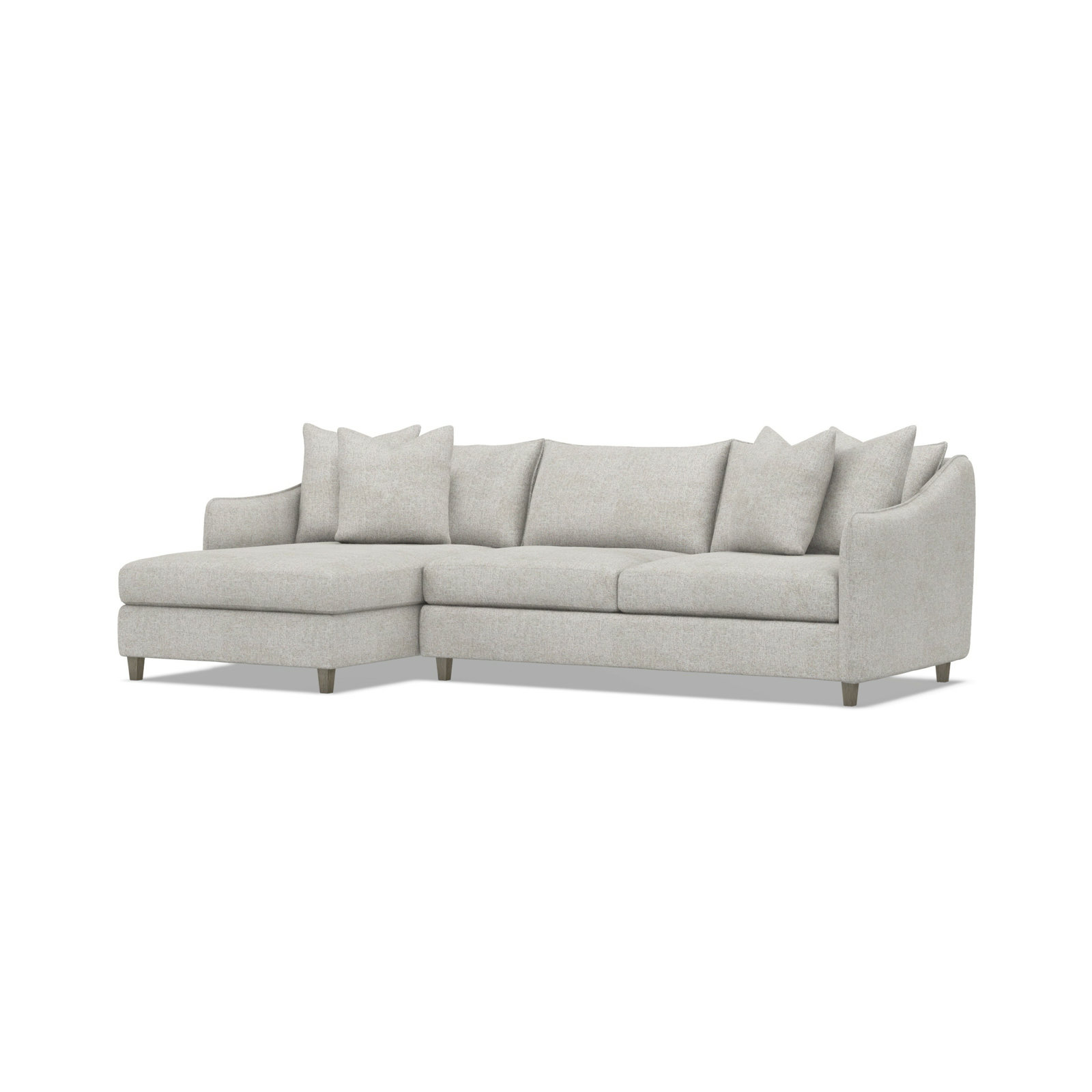 Joli Upholstered Chaise L-Sectional, 1697-010