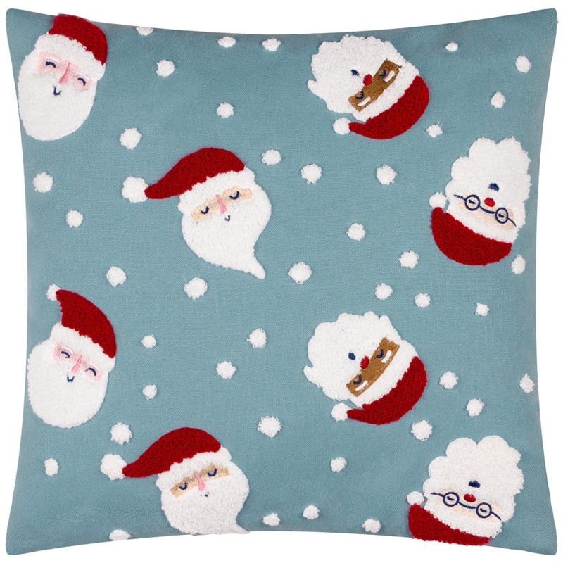 Santas Multi Square Throw Pillow Cover