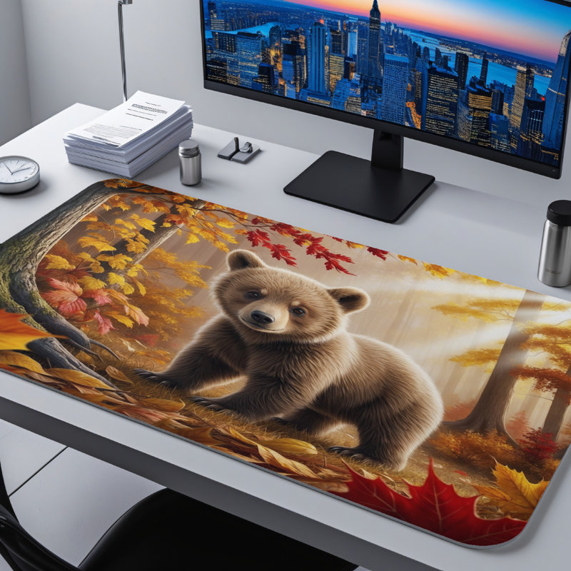 Polyester Desk Pad, 31.5x15.5