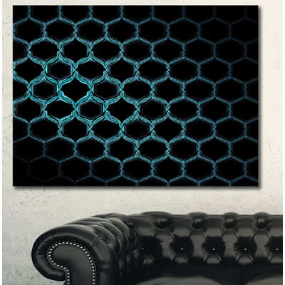 " Honeycomb Fractal Gold Hex Pixel "