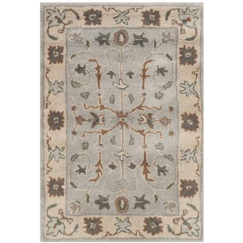 Tressler Hand Tufted Wool Oriental Rug, Rectangle 2' x 3'