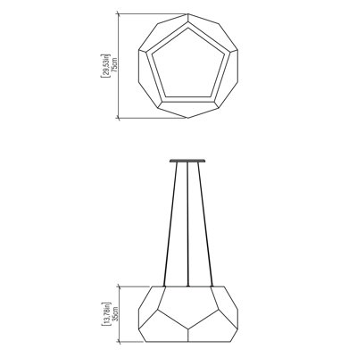 1 - Light LED Pendant