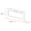 Orlando Adam Black Electric Fireplace Insert-112545245