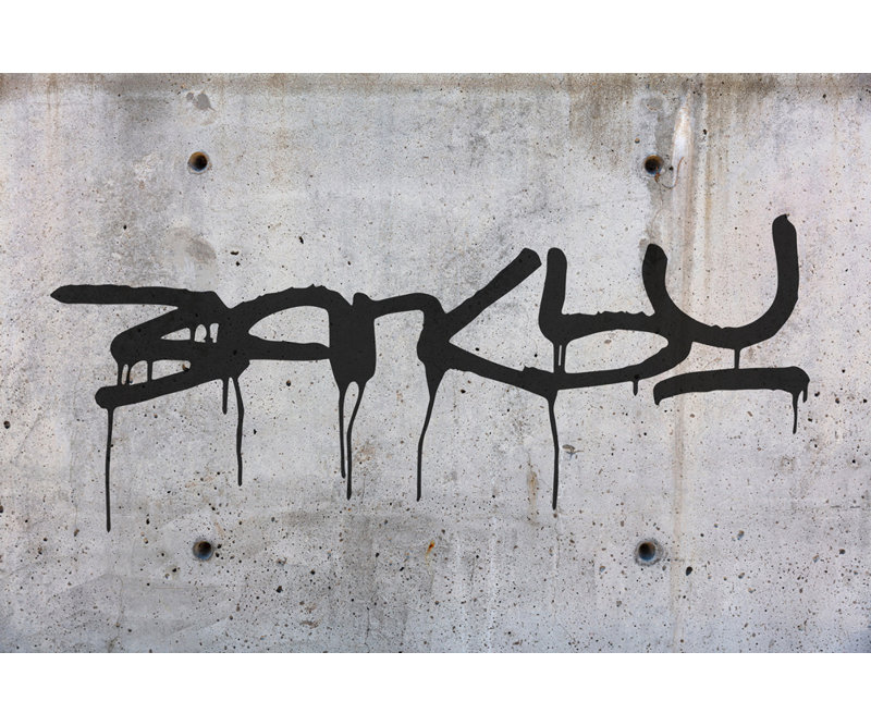 «Banksy Tag» par Stephen Chambers, impression sur toile tendue, L 18 po x H 15 po
