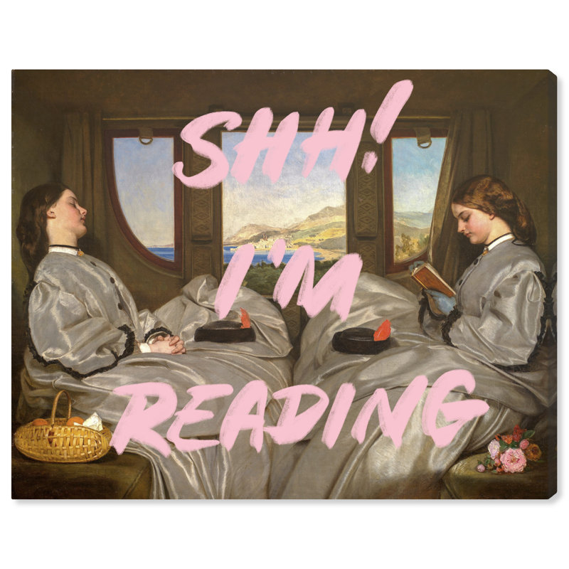 " Im Reading ", 16" H x 20" W x 0.8" D