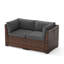 Chaise d'extérieur en osier avec coussins-1687671514