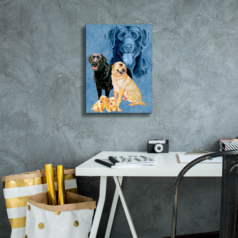 «Labrador Retriever» par Barbara Keith, H 16 po x l 12 po