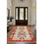 Tapis en coton et polyester à imprimé numérique Larissa Collection - rouge rouille-1091600280