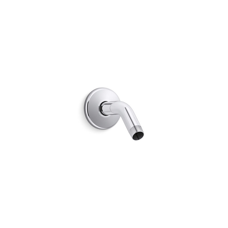Mastershower Showerarm and Flange, Long, Polished Chrome