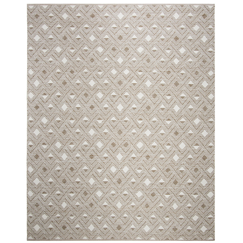 Pasha Hand Woven Performance Geometric Rug, Rectangle 8' x 10'