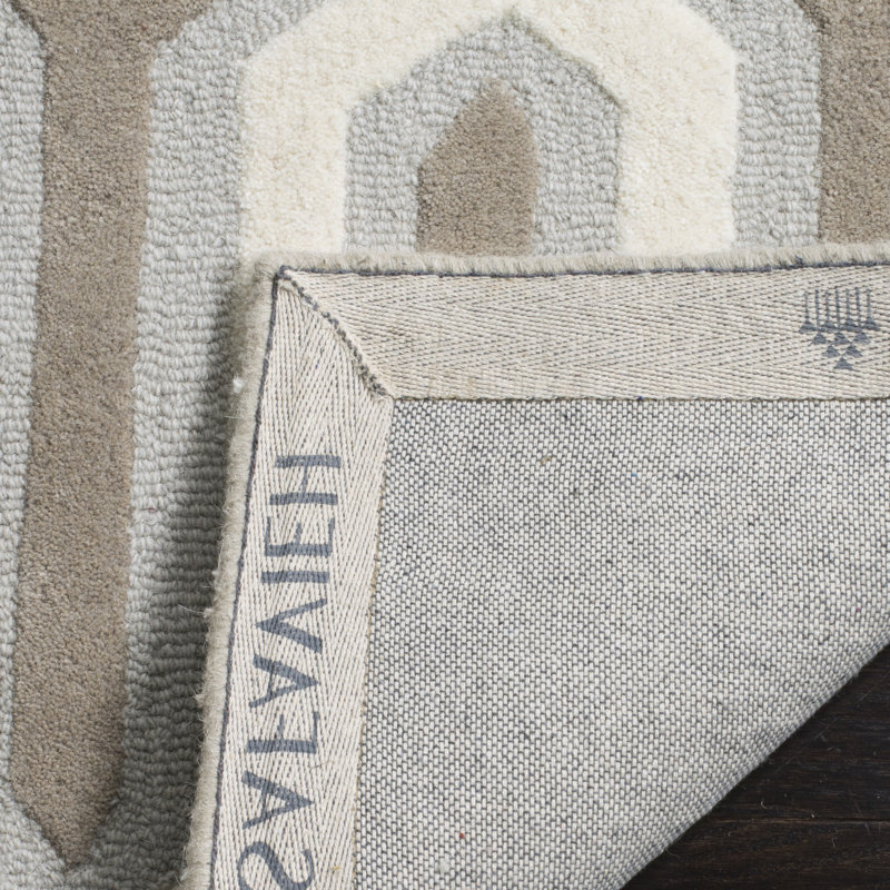 Altair Geometric Wool Hand Woven Area Rug, Rectangle 152 x 244 cm