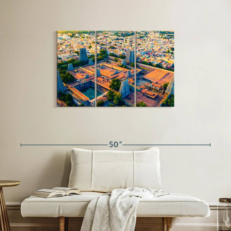 Adella Meenakshi Temple Complex, 24" H x 38" W