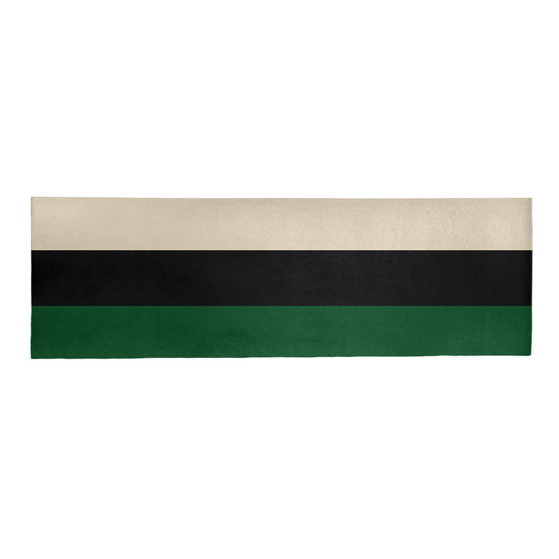 Chenille Striped Indoor Rug, Runner 2'6" x 8'