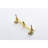 Wall Mounted Faucet Bathroom Sink - Gold Finish, Pop-Up Drainage System, Easy Water Control For Temperature Control, Drain Mechanism, Stainless Steel Finish-121638415