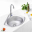 Stainless Steel  Triangle Bathroom Sink