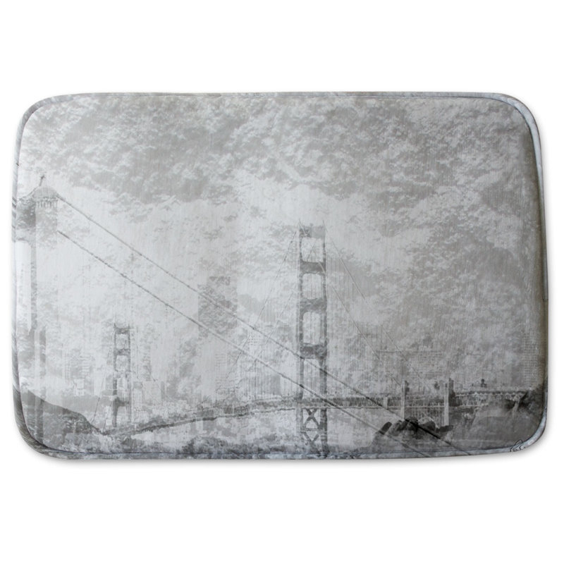 Waltraud Memory Foam Non-Slip Bath Mat