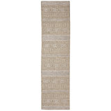 Ajeya Solid Power Loom Polypropylene Area Rug in Beige