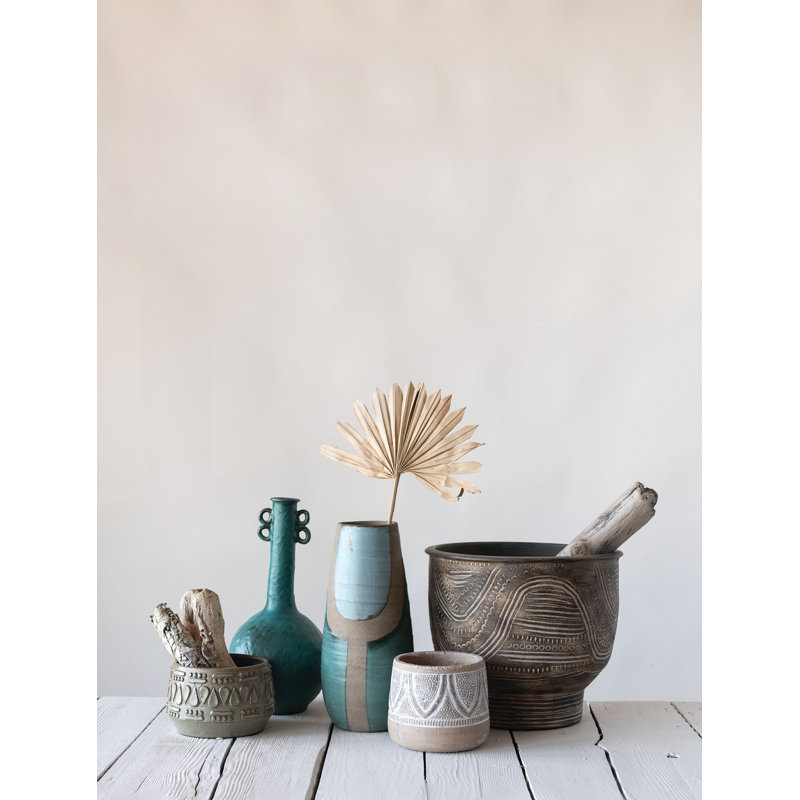Yari 13'' Terracotta Table Vase