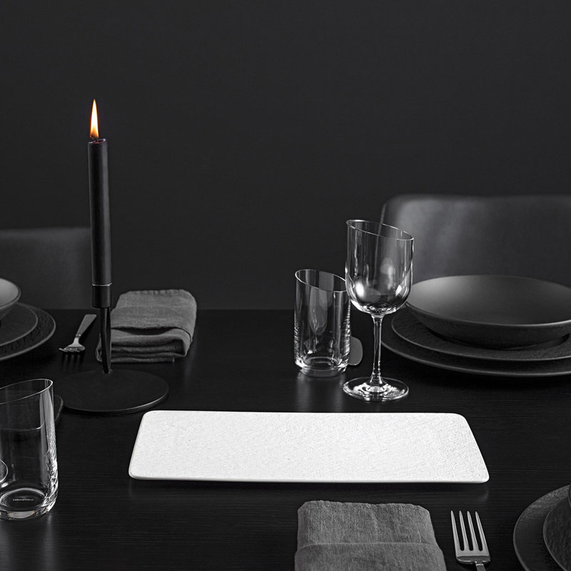 Plat de service 13,75 po x 7 po Villeroy & Boch, Blanc