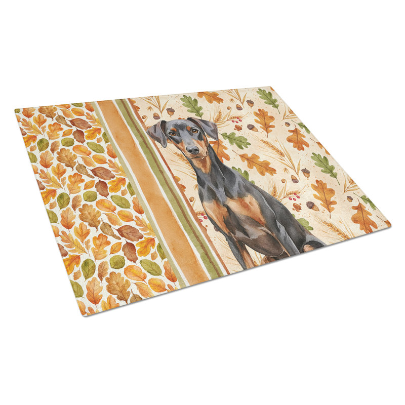 Planche à découper en verre German Pinscher Heirloom