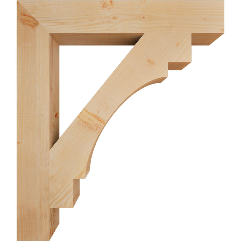 Support Merced Block, H 44 po x l 6 po x P 38 po, Douglas (lisse)