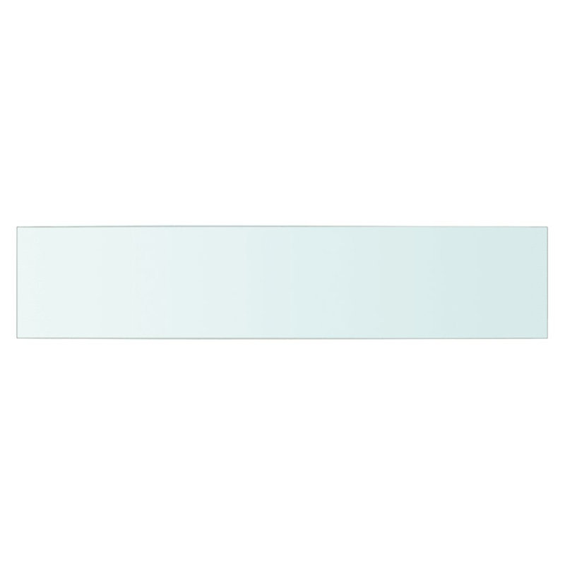 Glass Floating Shelf, 0.8cm H x 70cm W x 15cm D