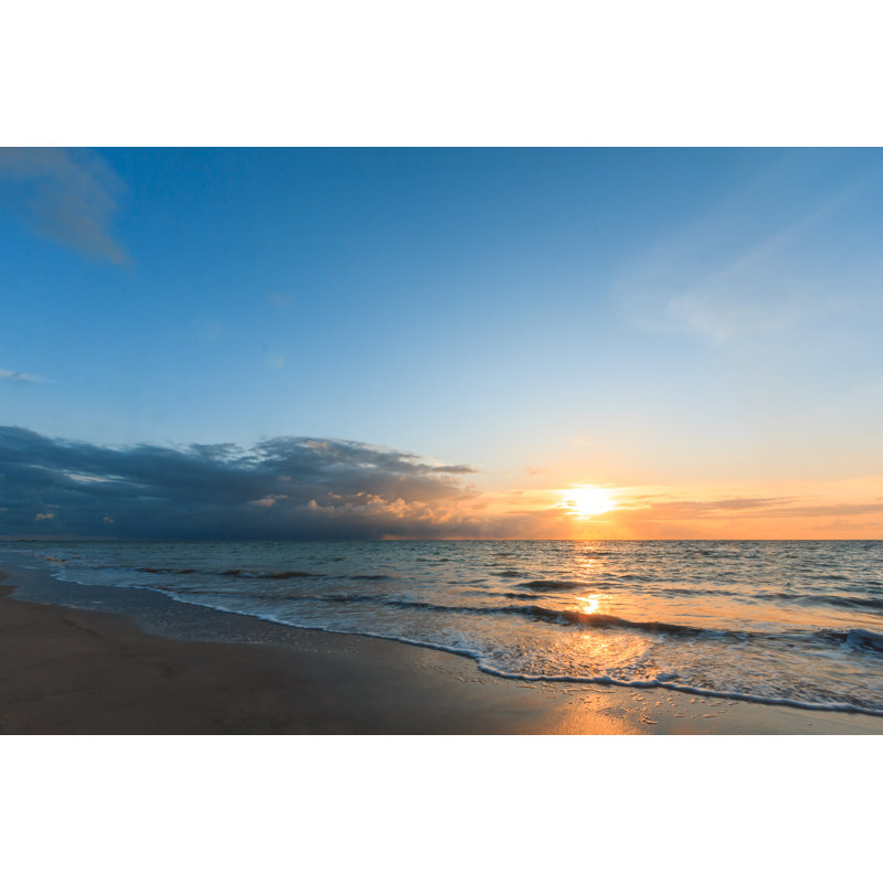 Sunrise At Tropical Beach by MaFelipe - Wrapped Canvas Print, 51cm H x 76cm W