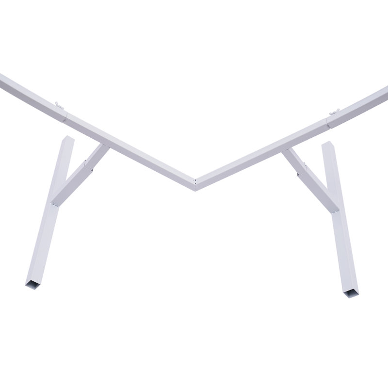 Carbon Steel Heart-Shaped Wedding Arch Backdrop Stand, White