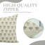 Coussin décoratif à motif floral Fabividine Boho, floral, pur coton, (Kohinoor, gris)-103180210