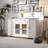 Buffet Cabinet with Storage, Modern Sideboard Buffet with Doors, Wood Coffee Bar Kitchen Storage Cabinet with Drawer and Adjustable Shelf