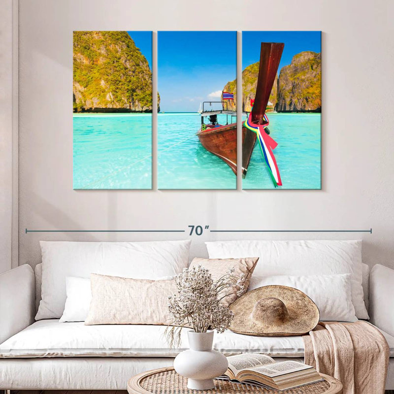 Bateau Nicci Maya Bay, H 32 po x l 50 po