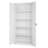 Metal Storage Cabinet, 68.9 in Lockable Steel Garage Cabinet with 4 Adjustable Shelves, 2 Magnetic Doors, 2 Keys, 5 Tiers Tool Storage for Pantry, Warehouse, Basement, Laundry, Office, White-1349621889